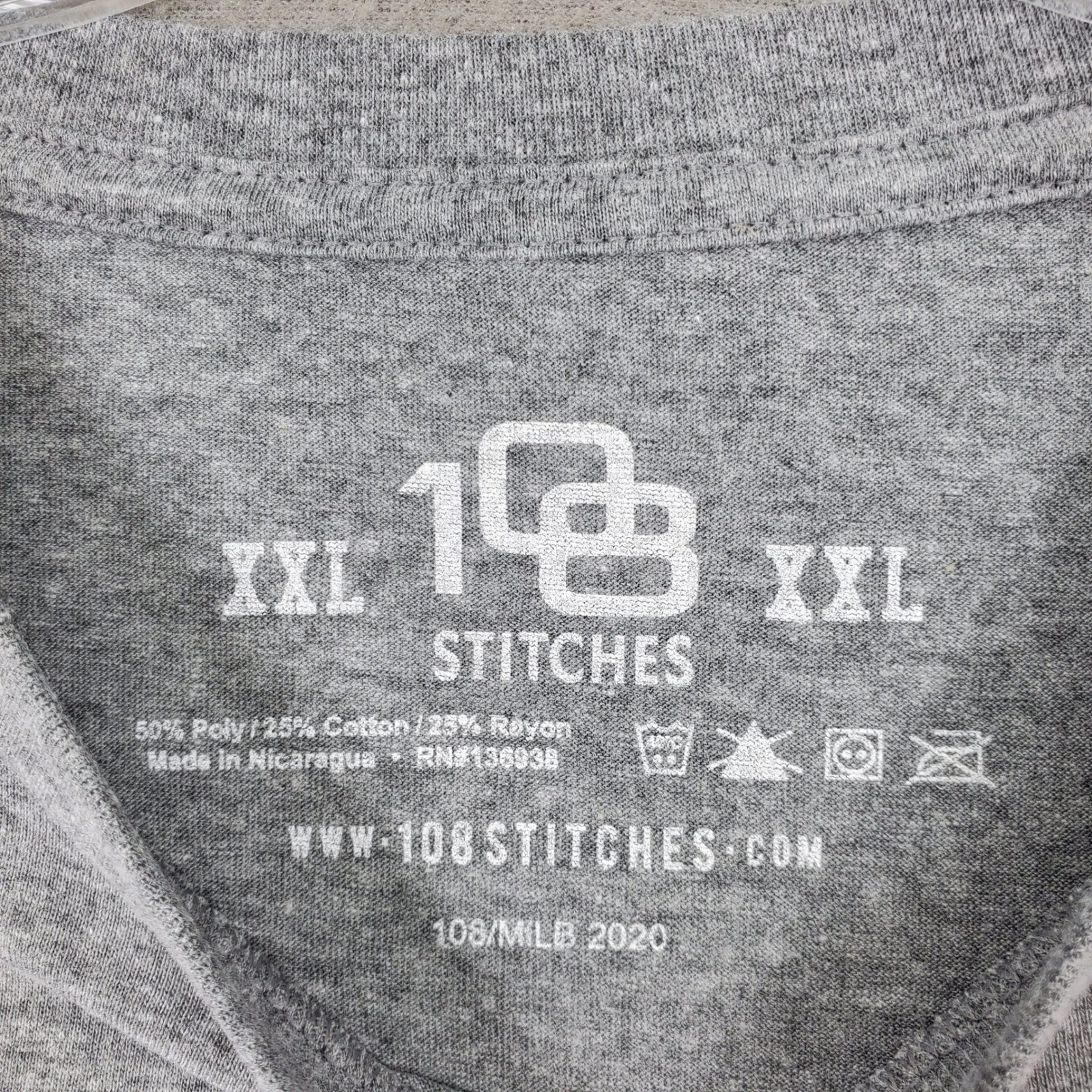 108 Stitches Buffalo Bisons Long Sleeve T-Shirt Mens XXL Gray MiLB Baseball Tee