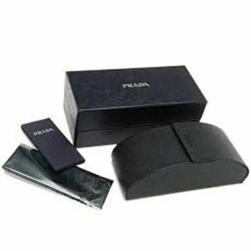 PRADA 0PR15WS 09Q5S0 BLACK WHITE /DARK GREY LENS