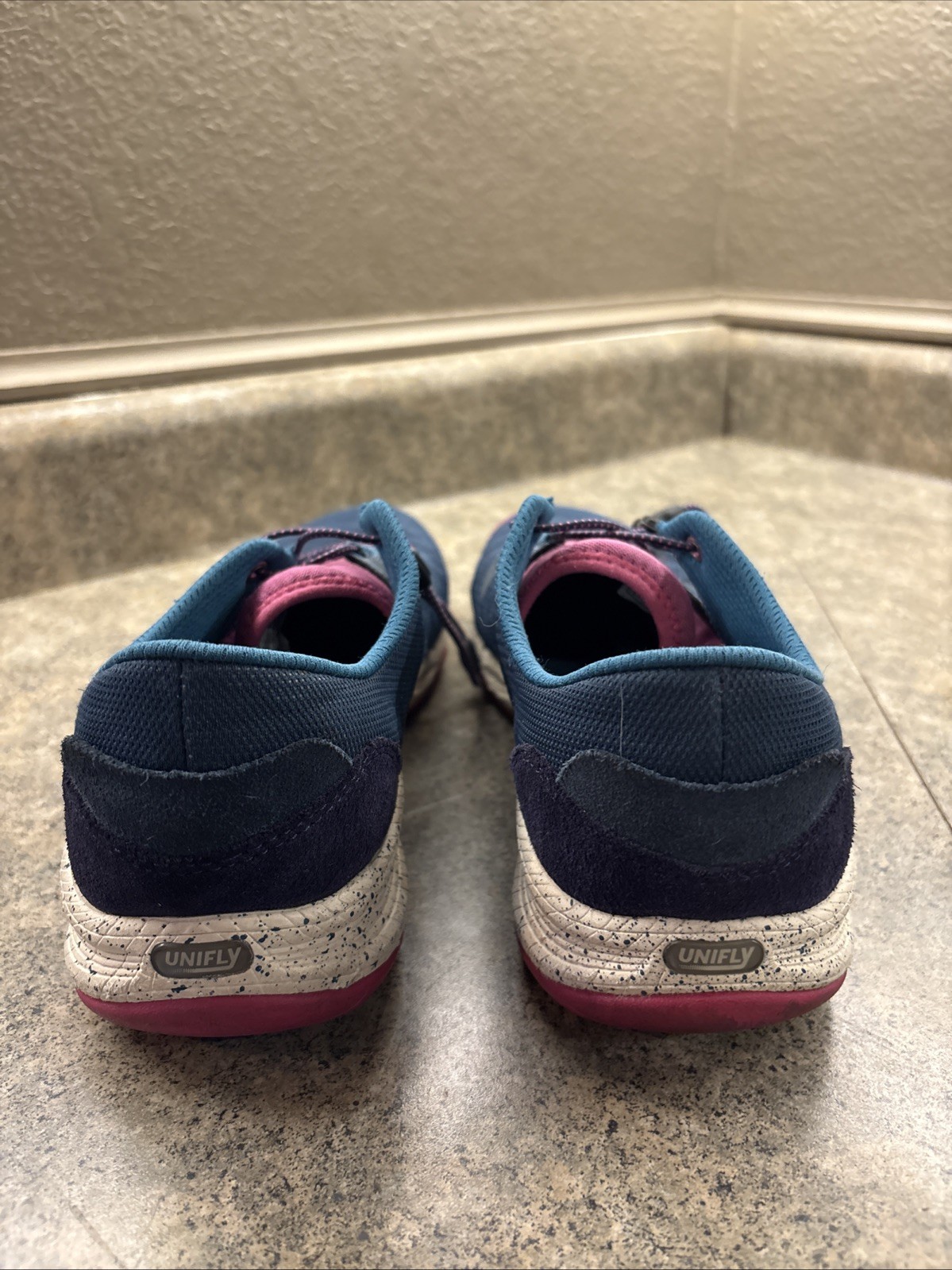Merrell Select Grip Blue Wing Running Shoes Blue Pink Unifly Women 8.5 – J69938
