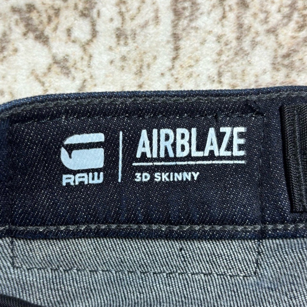 G-Star Raw Airblaze 3D Skinny 28×30 High Quality Workwear Dark Wash Sustainable