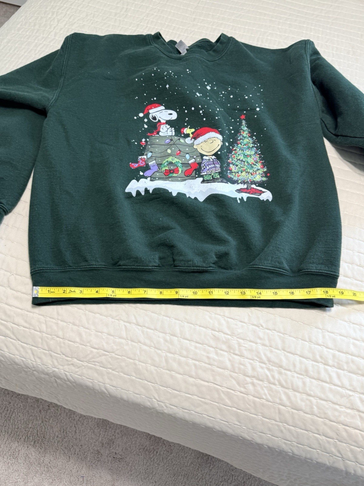 Peanuts Christmas Sweater | Charlie Brown | Snoopy | Woodstock | Large