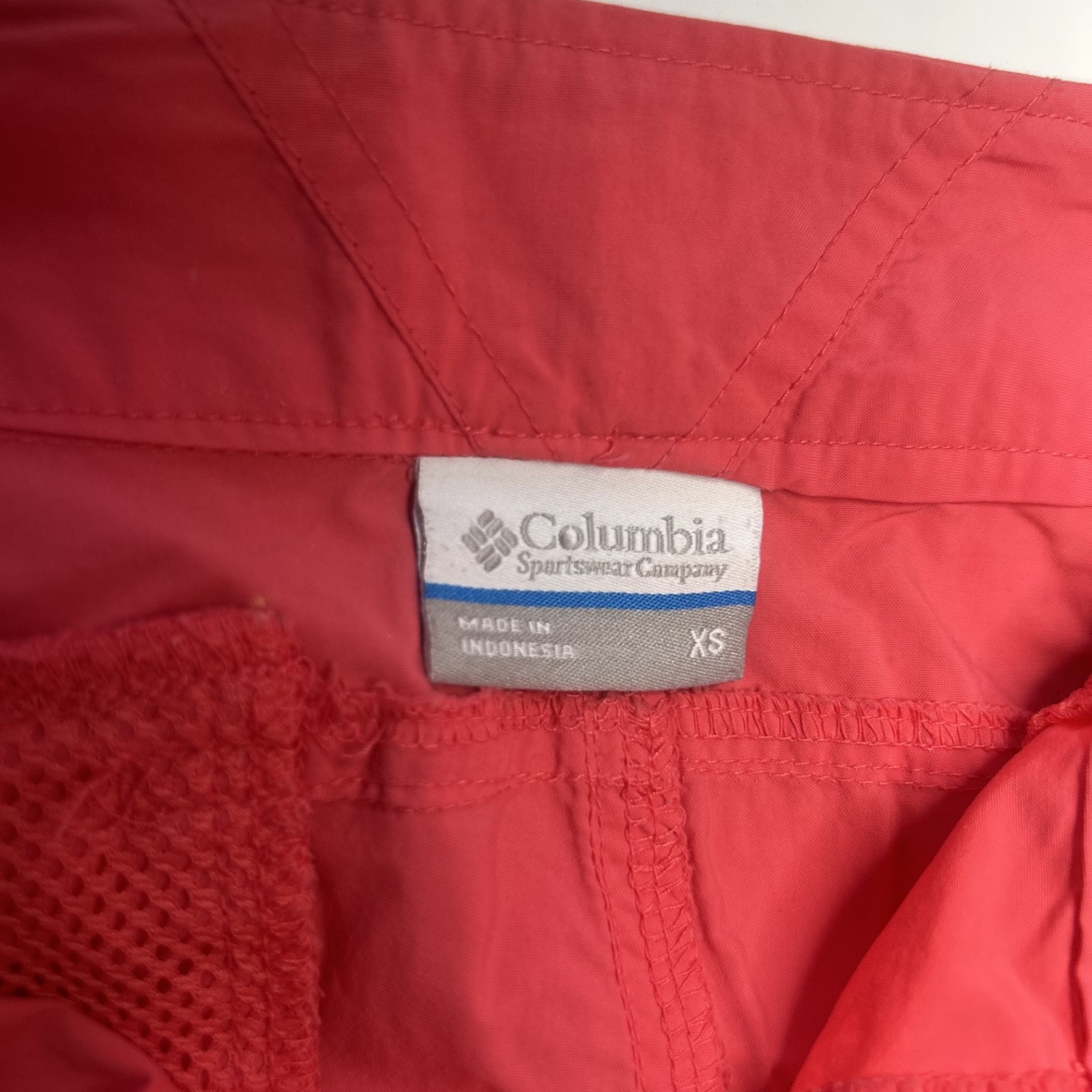 Columbia PFG Sz XS Suncast Capri Pants Nylon Omni Shade Coral Outdoor