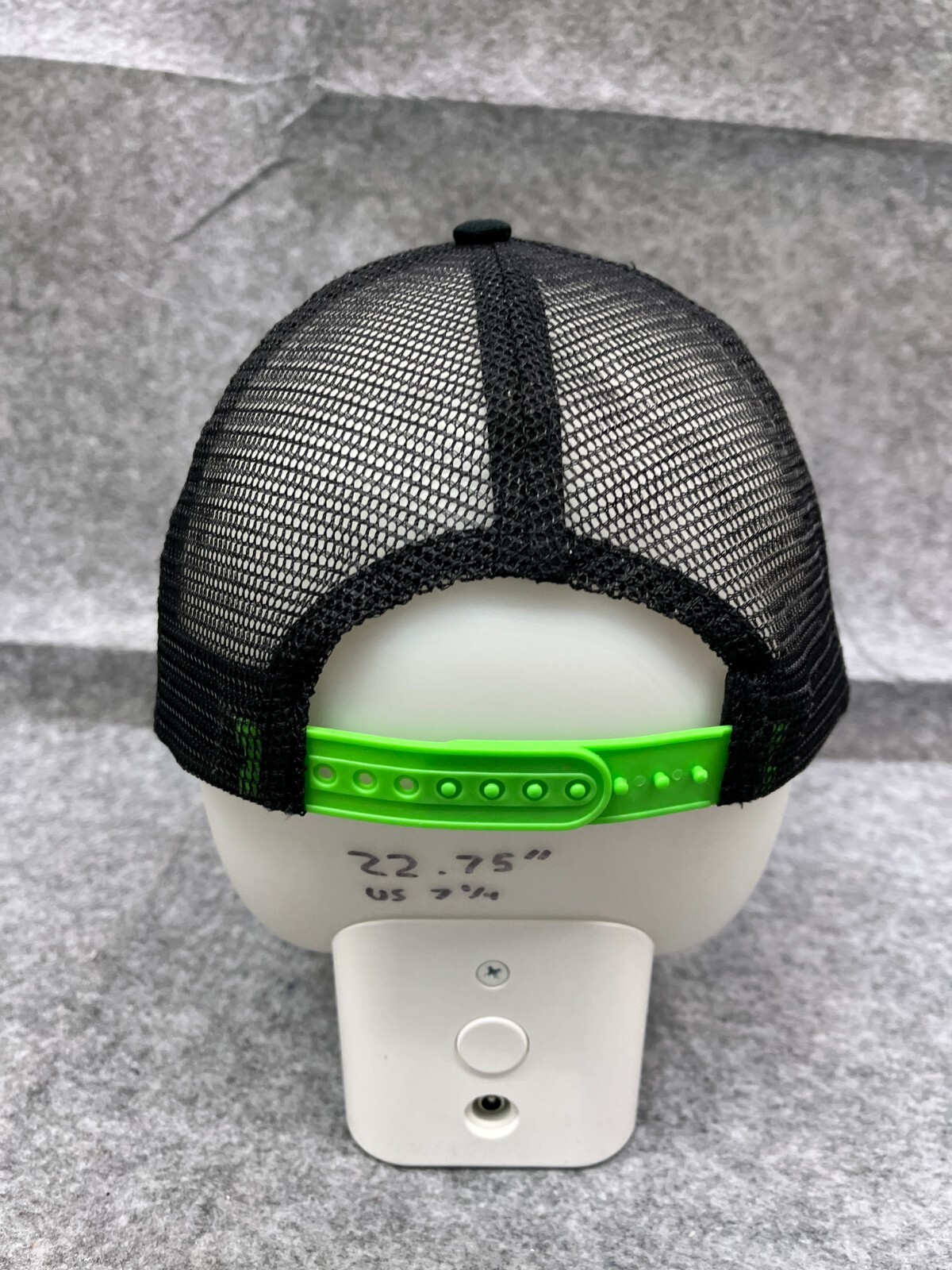 Foam Glow 5K Hat Cap Snap Back Adult One Size Green Polyester Blend Trucker
