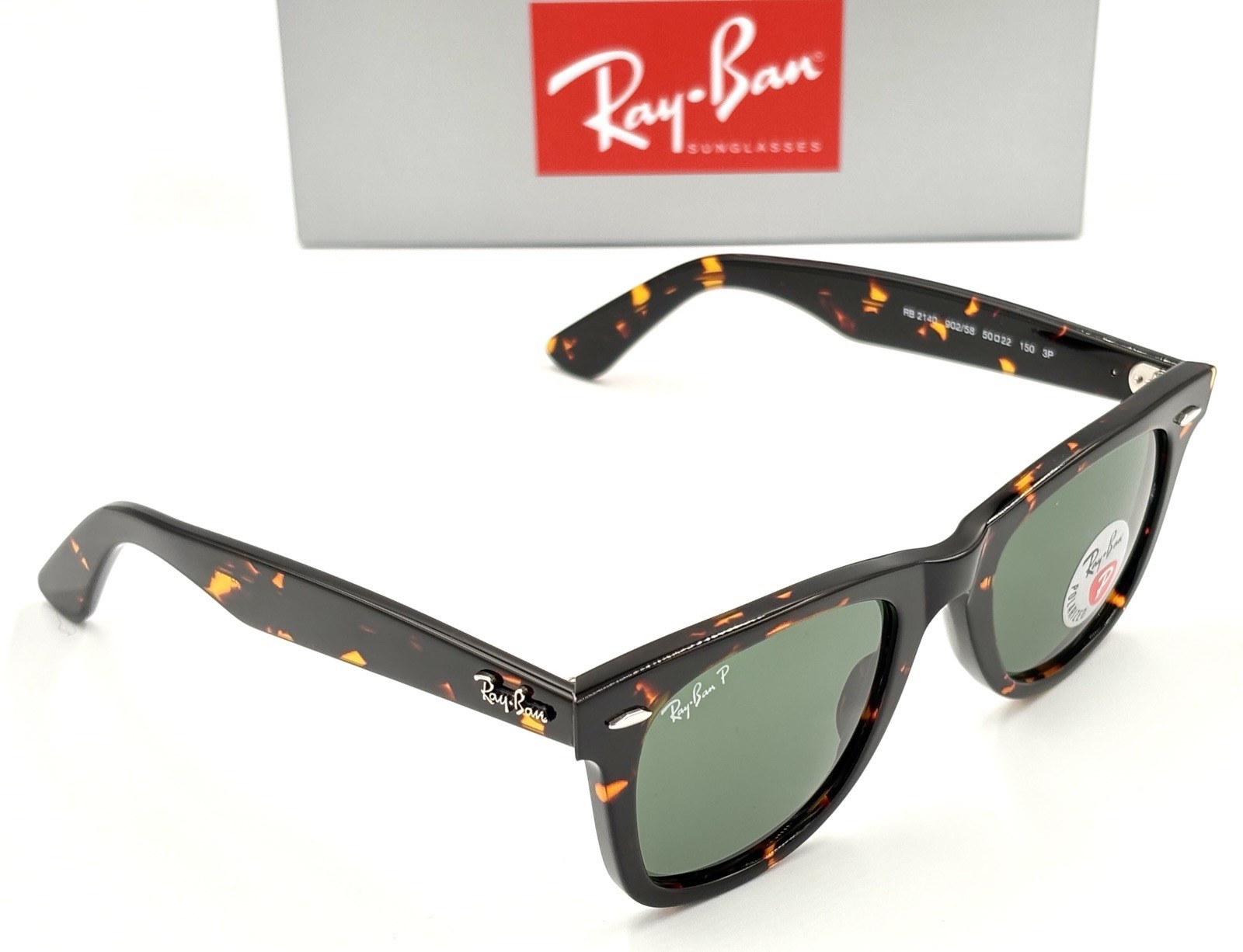 Ray-Ban Polarized RB2140 Men’s Classic Sunglasses Tortishell Frame unisex Fit