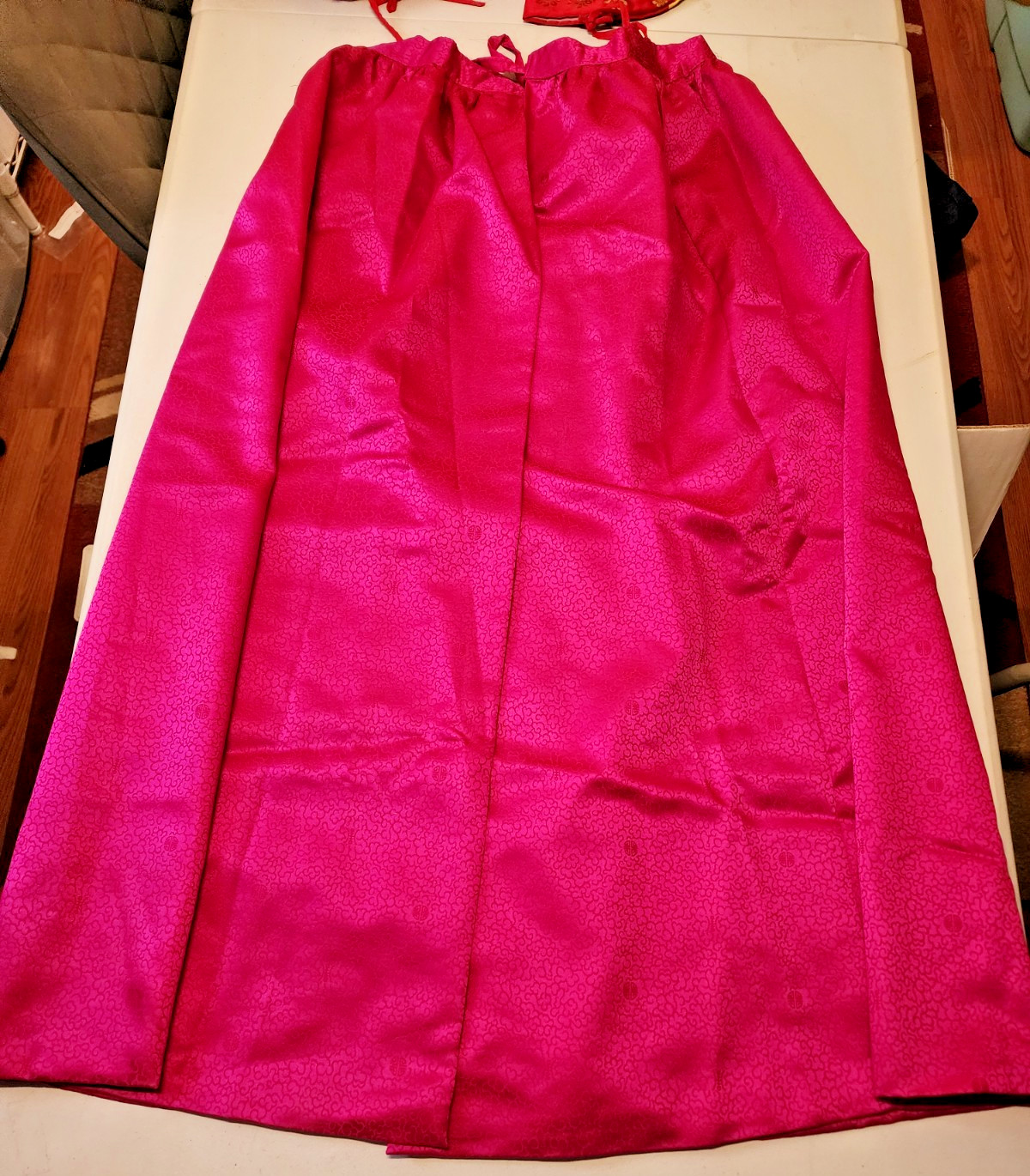 Traditional Korean Hanbok Skirt waistline 32″ Length 38″