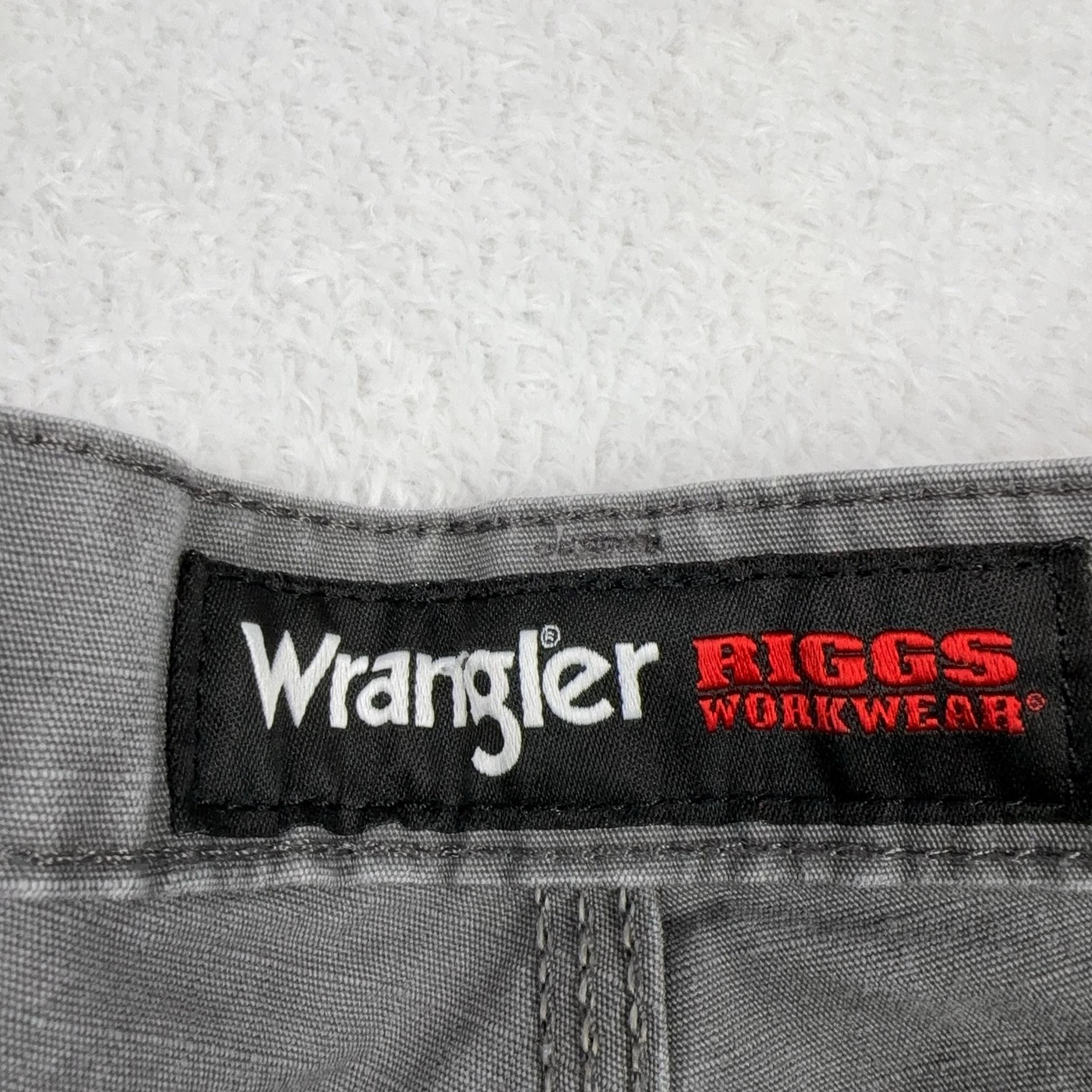 Wrangler Riggs Pants Mens 34×36 Gray Carpenter RIGGS Workwear Canvas Pockets