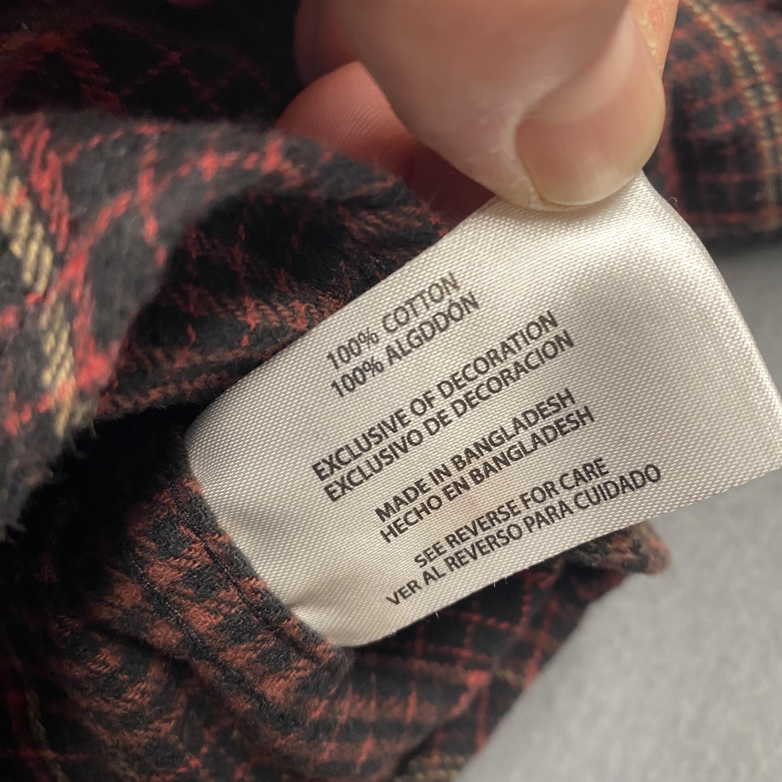 Woolrich Flannel Shirt Mens Medium Deep Red Plaid Long Sleeve Cotton Casual