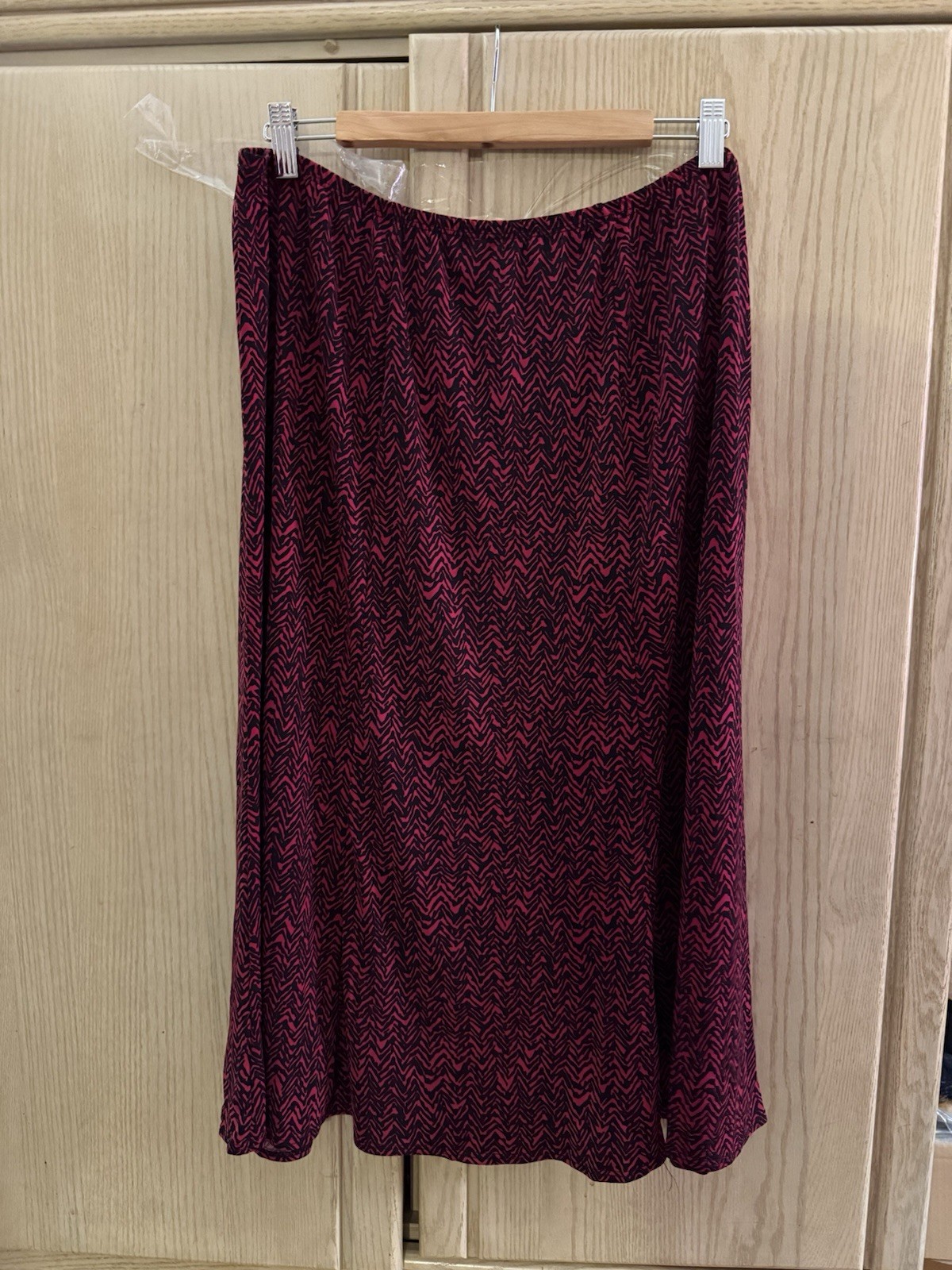 Elastic Pull On A- Line Skirt