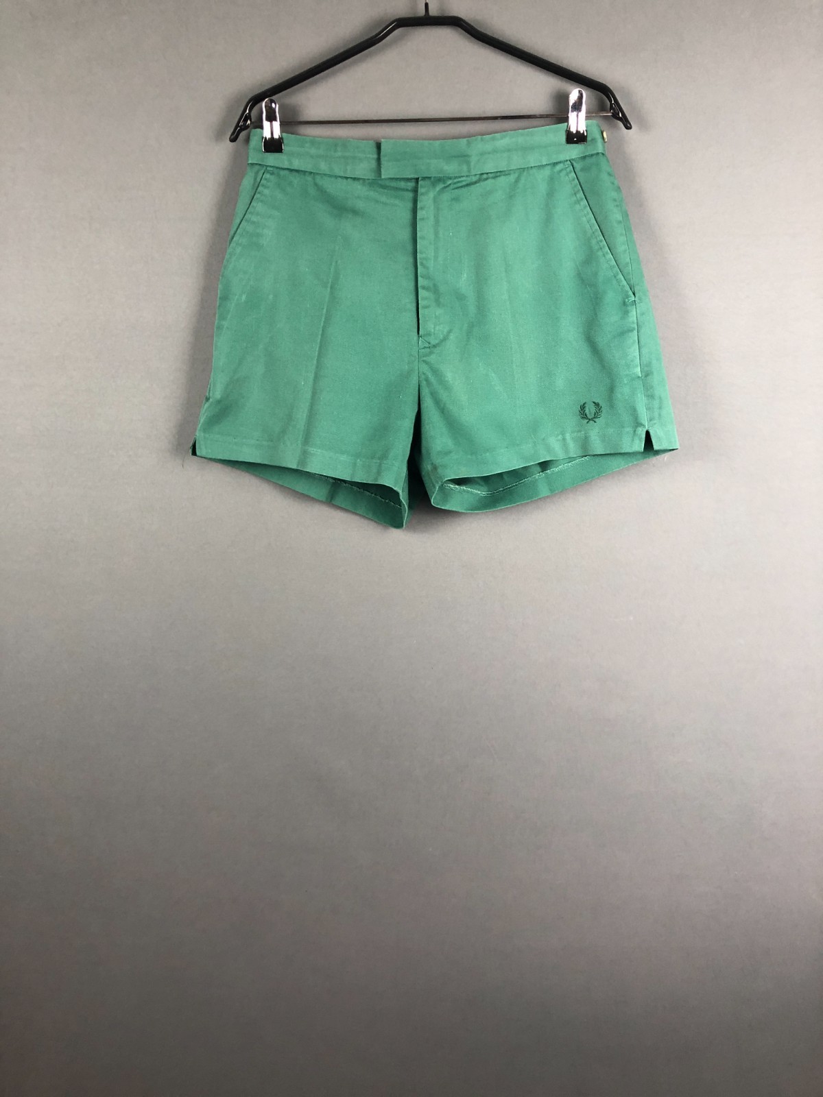 Fred Perry Men’s Classic Shorts Size 32″/82cm Green Polyester