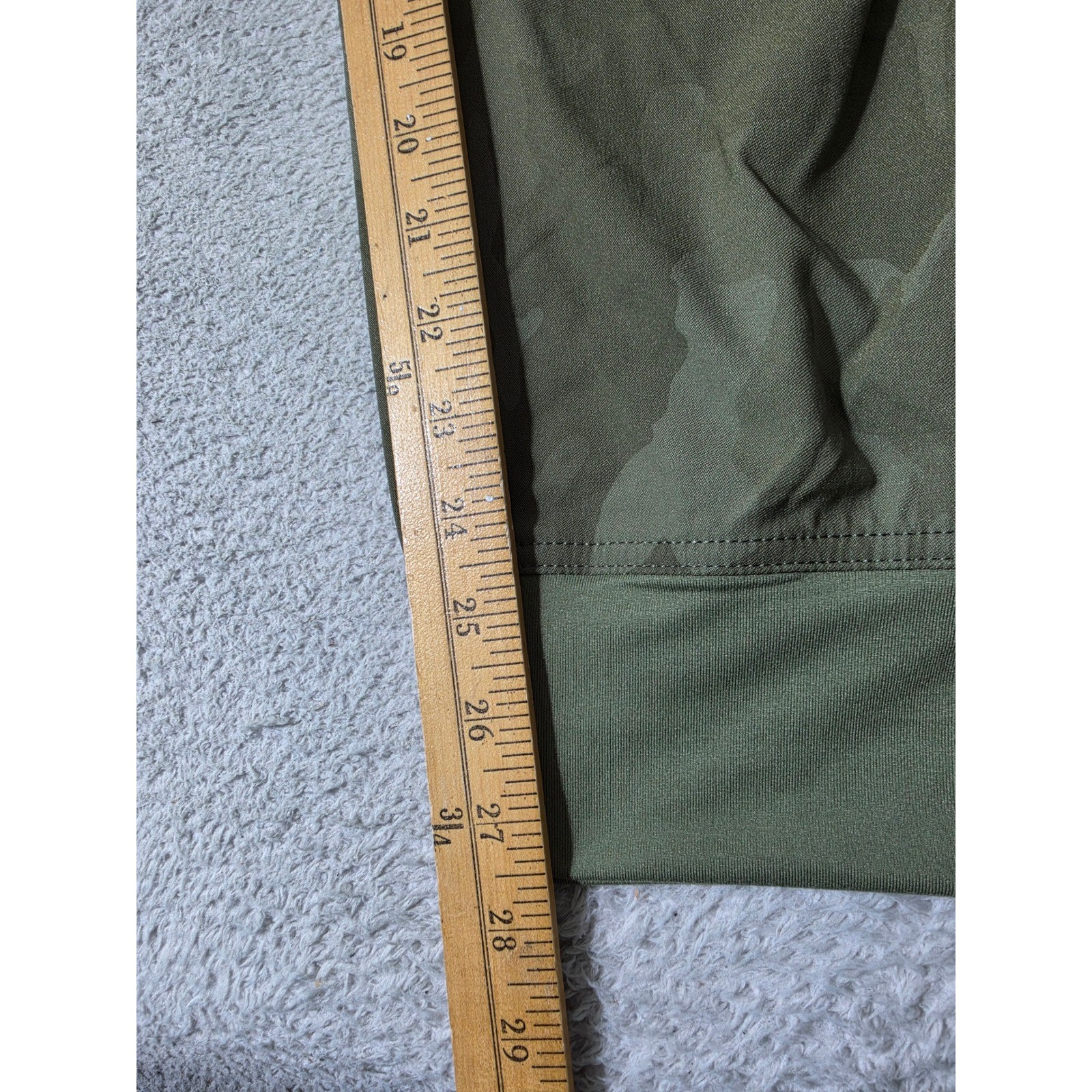 NEW! Prana Halle Jogger II Womens 14 RG Sage Camo Stretch 36/28