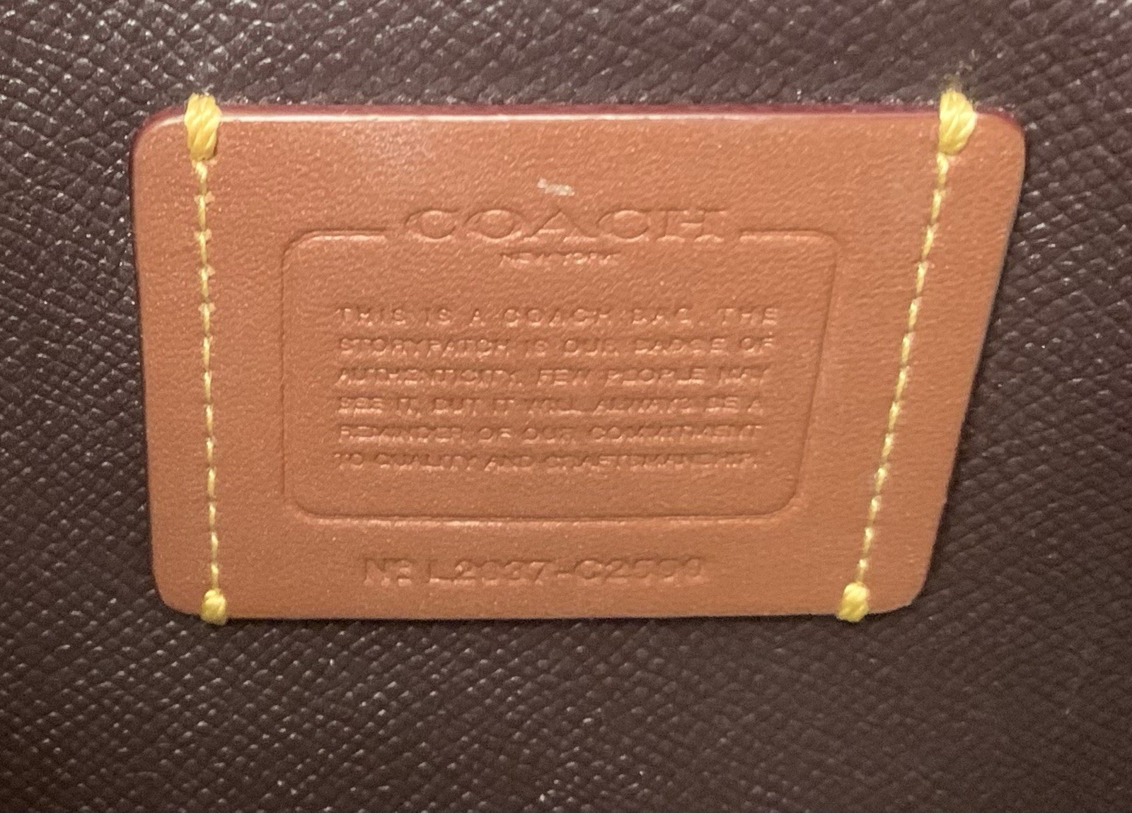 COACH WILLOW SHOULDER BAG TAUPE MILTI & GRAY