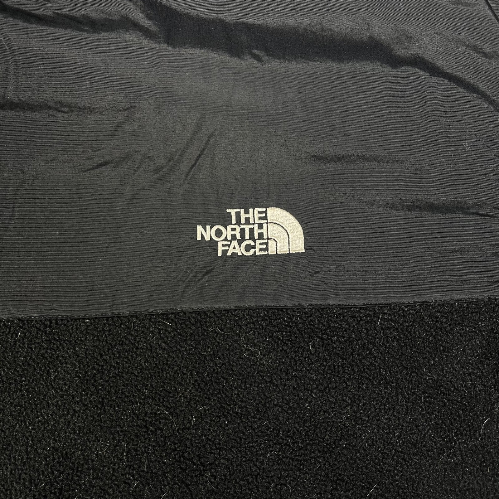 North Face Jacket Mens 2XL Black Denali Fleece Full Zip Pockets Hiking Outdoor