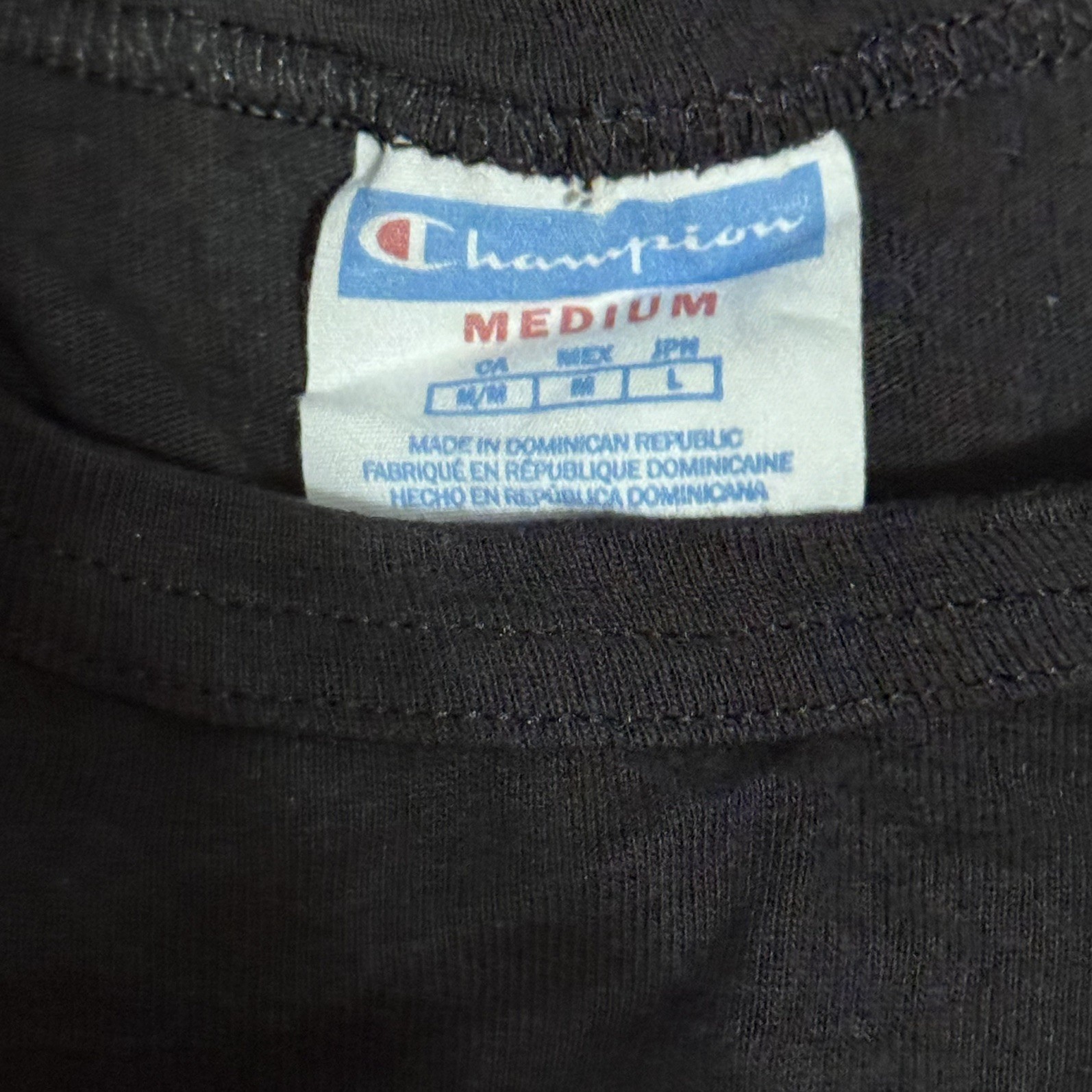 Champion Sesame Street Collaboration Naturel Shirt Size Medium M Black