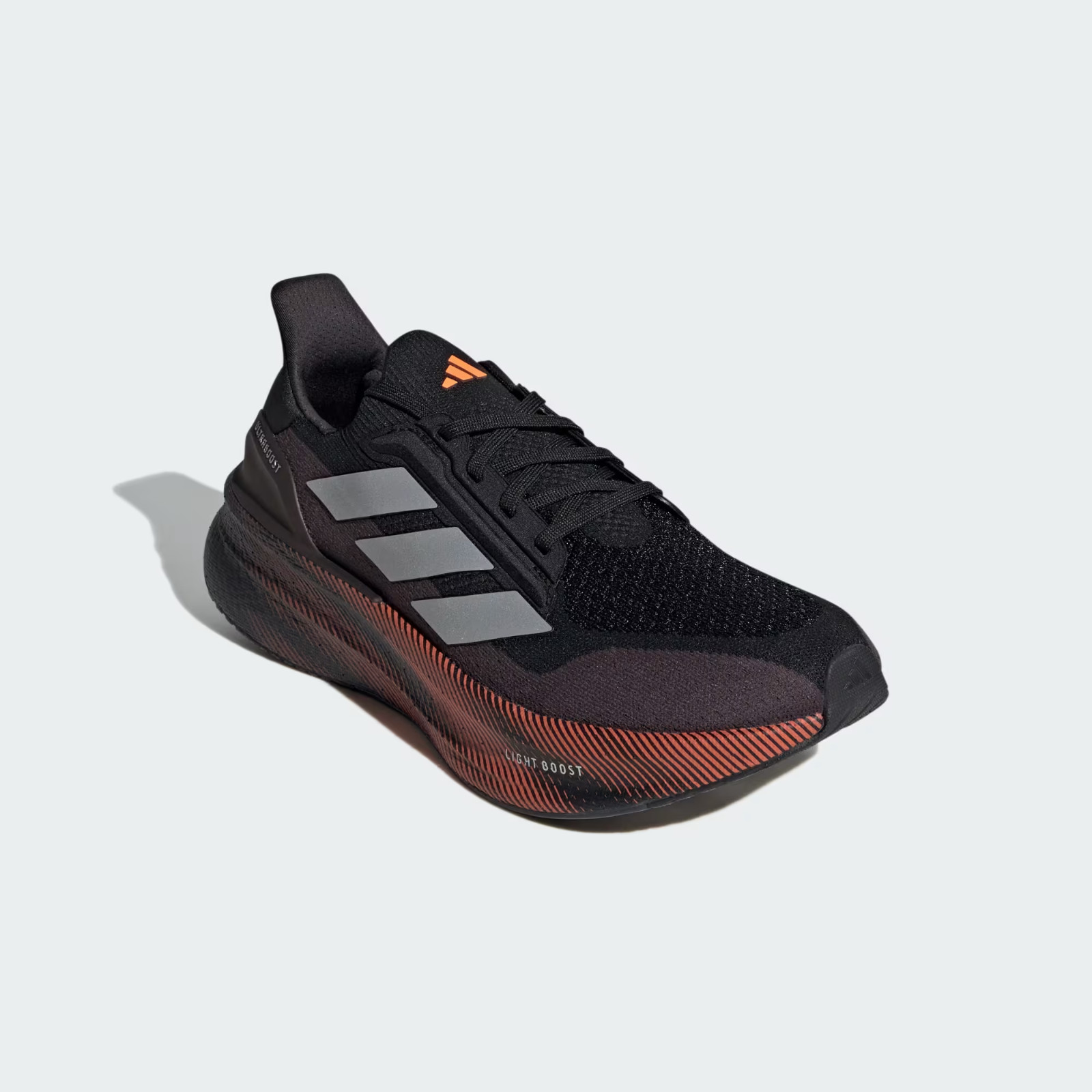 Men’s Adidas UltraBoost 5X Running Shoes Black / Silver / Orange Sz 11.5 JQ9082
