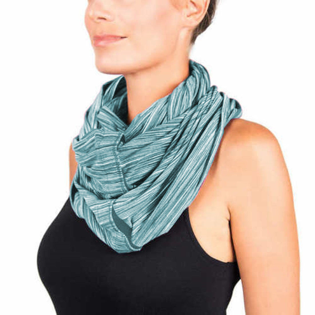 Champion Women’s Lightweight Snap Scarf – Color Varies