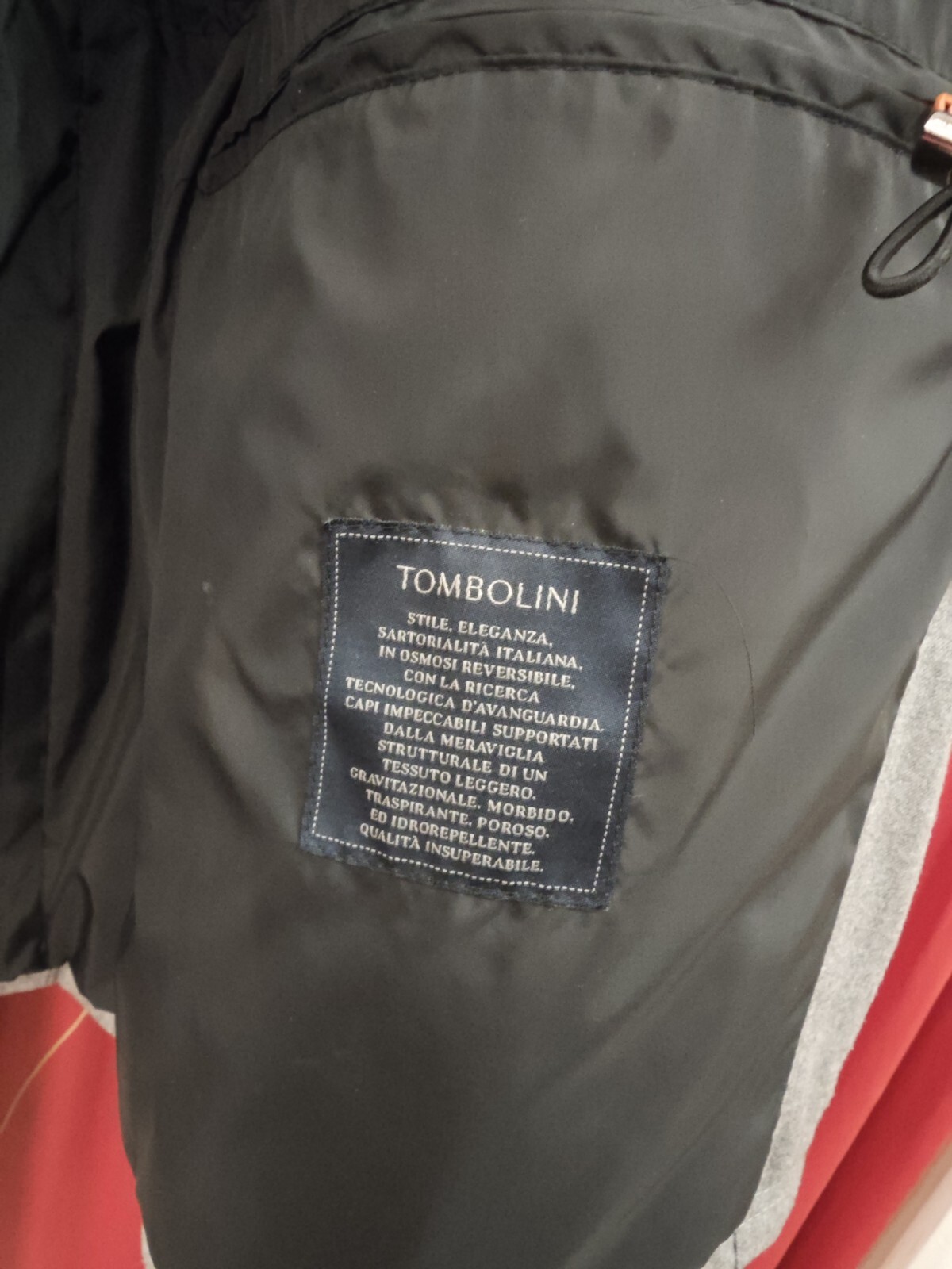Tombolini 800€ Men’s Jacket 100% Virgin Wool Size EU 54 ( XL ) Made in Italy