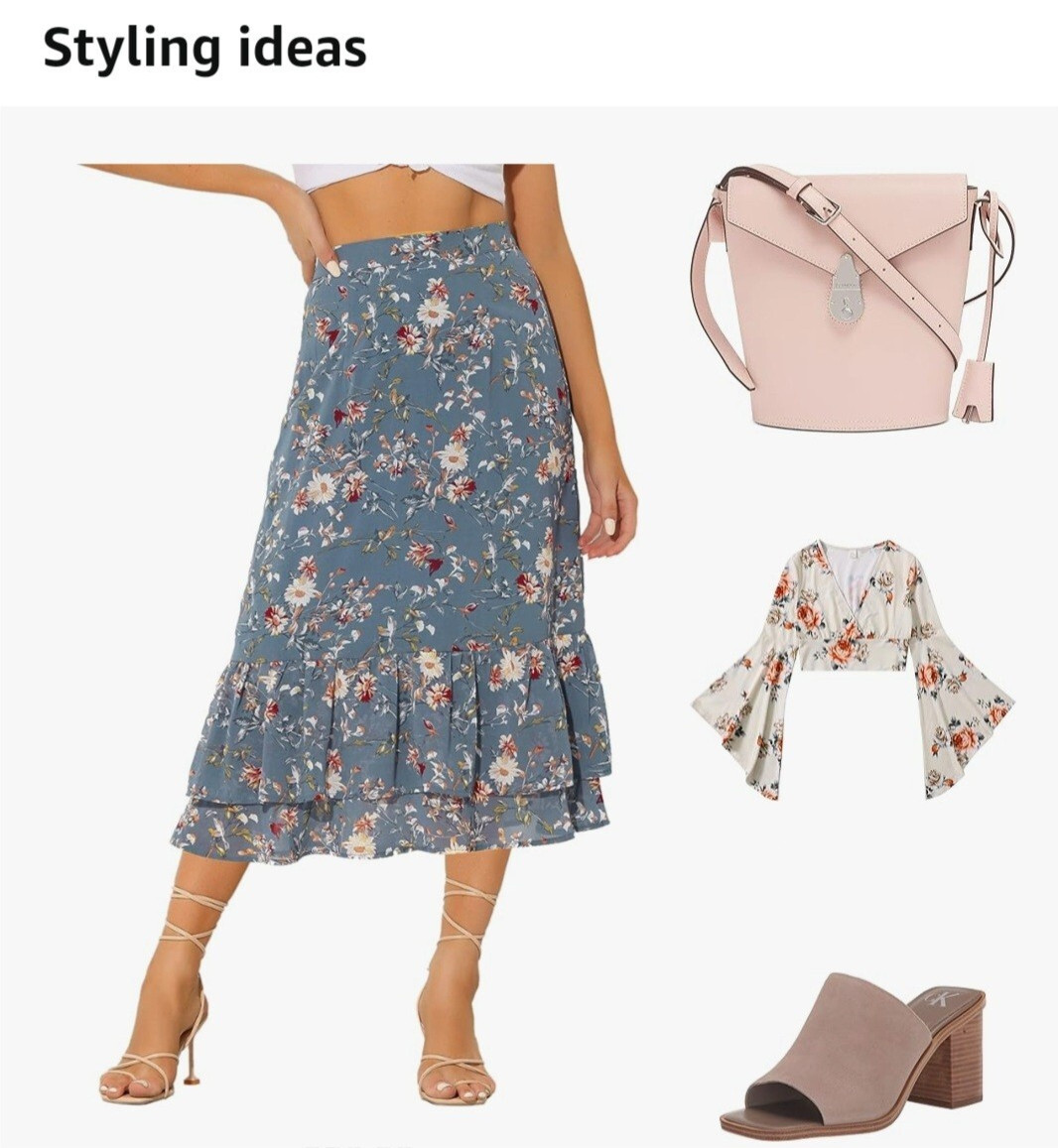 CALVIN KLEIN Womens Lock Daytonna Leather Bucket Bag Crossbody $198 Blossom Pink
