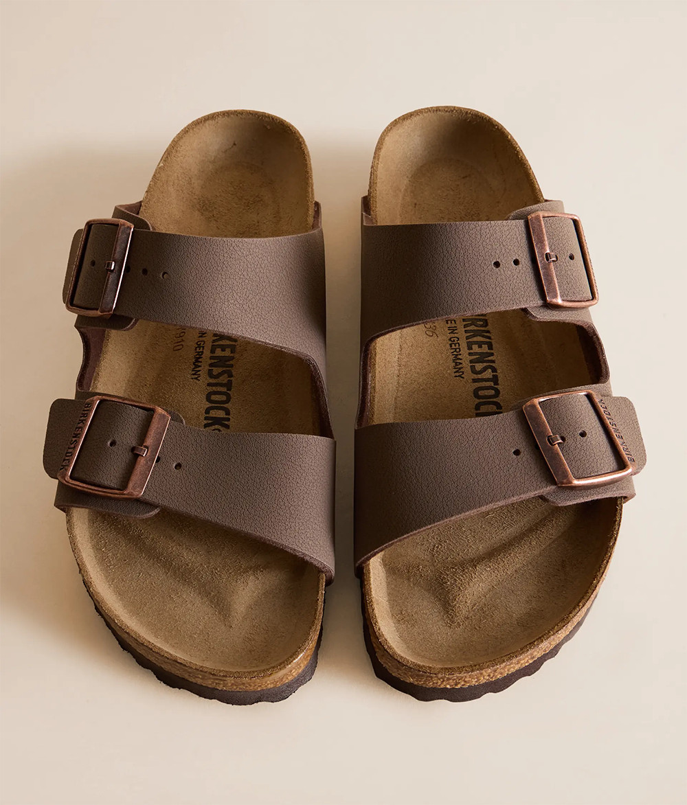Birkenstock Arizona Sandals Mocha Birkibuc Leather Men’s Shoes Wide EU 42-45