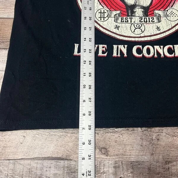 Greta Van Fleet Shirt Adult XL Black Rock Band Tee Music Merchandise