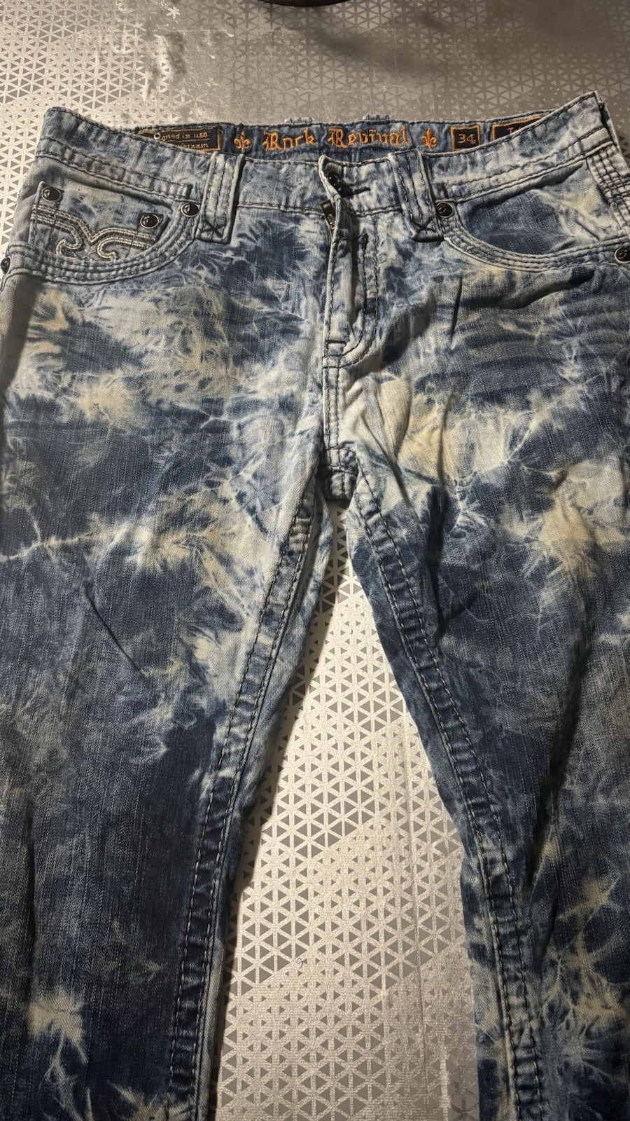 Rock Revival Men’s Straight Size 34 Men’s