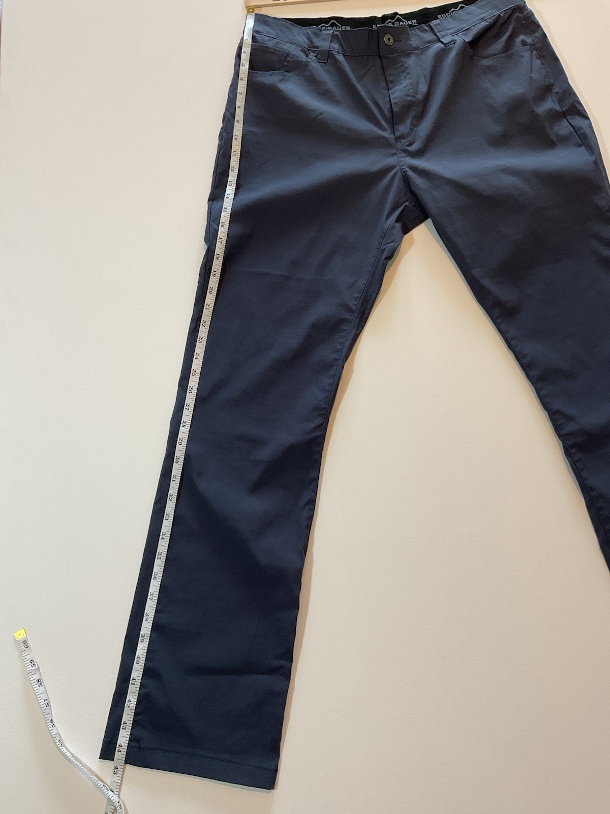Eddie Bauer Performance Hiking Pants Navy Blue Stretch Travel Outdoor