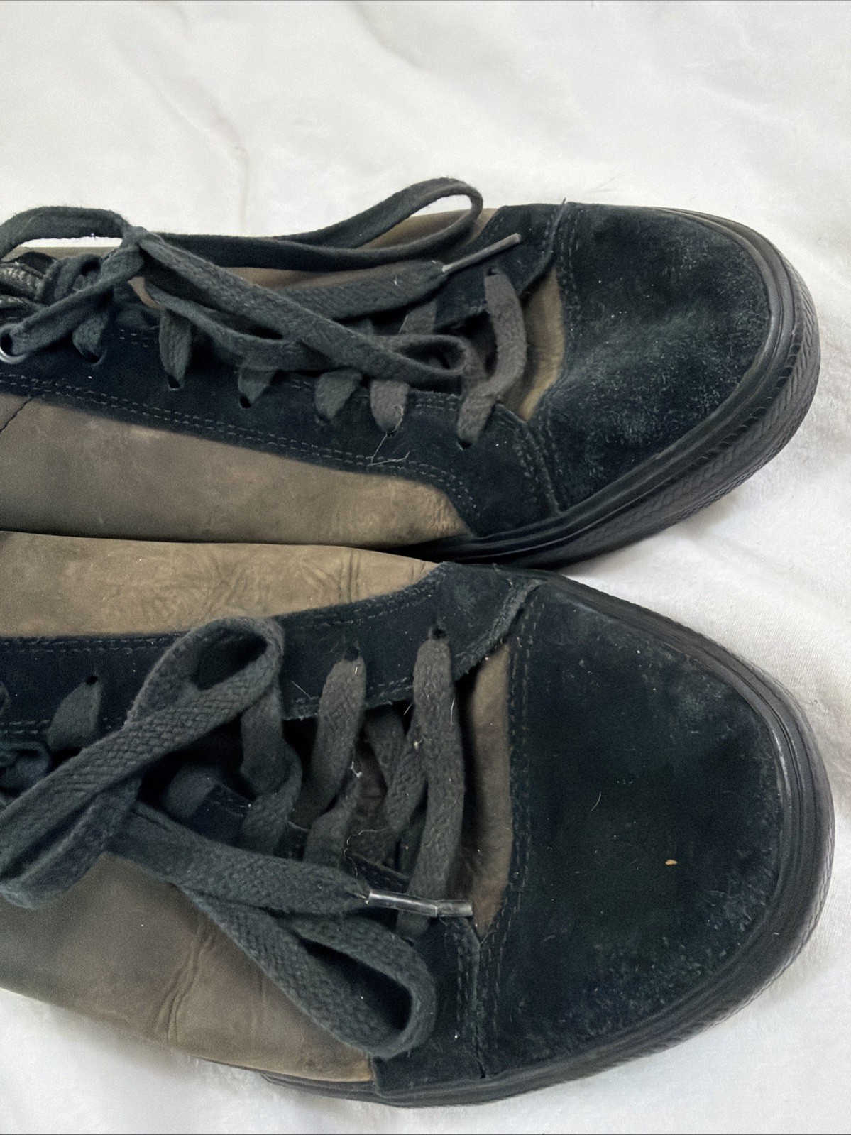 Teva Roller Leather Skate Sneakers Mens Size 10 EUR 43 Suede Black Brown