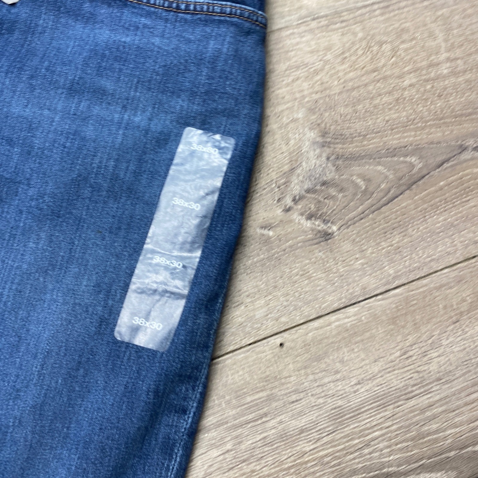 Eddie Bauer Jeans Classic Straight Mens 38×30 Blue Denim NWT Regular Fit Pants