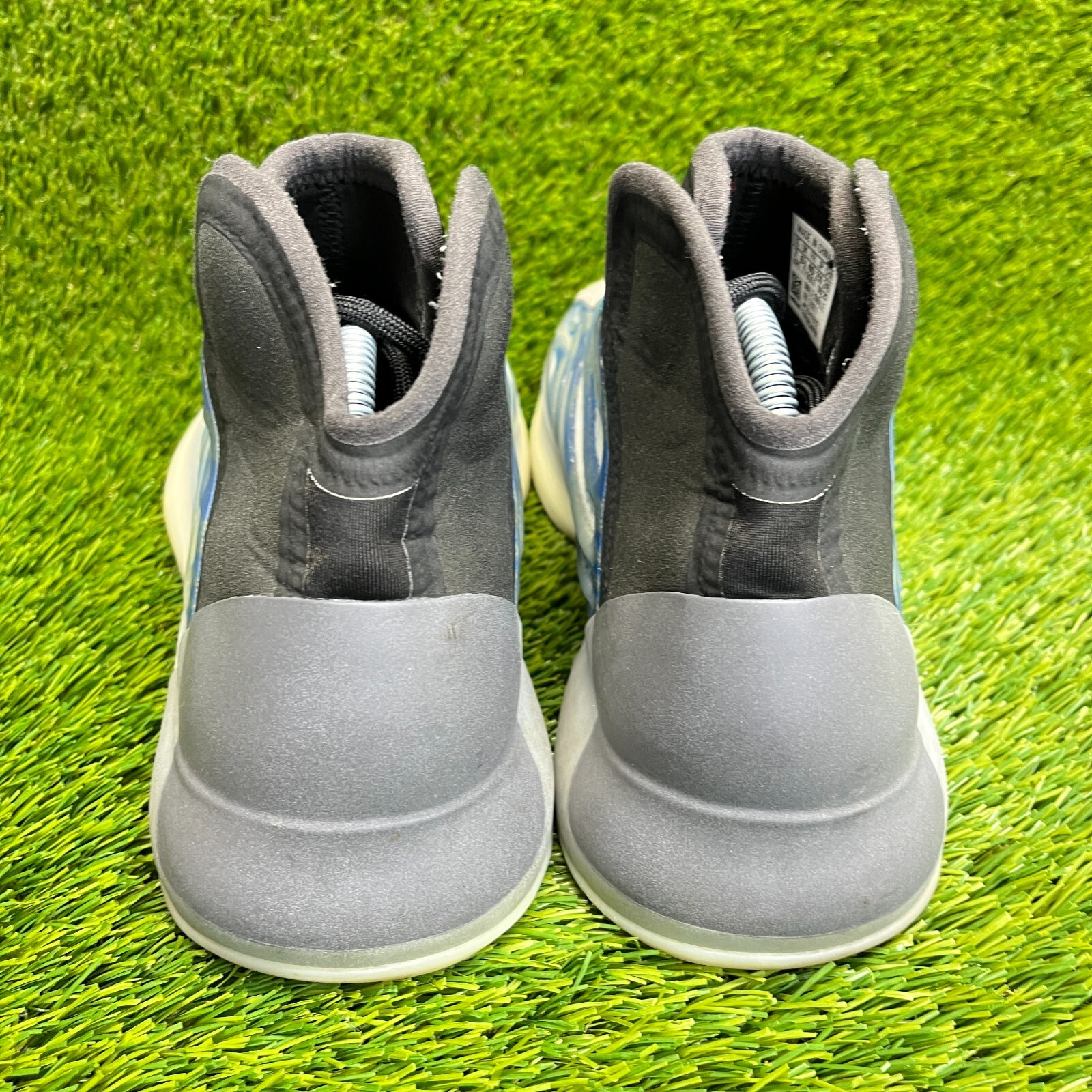 Adidas Yeezy Quantum Mens Size 7 Frozen Blue Black Basketball Shoes Sneakers