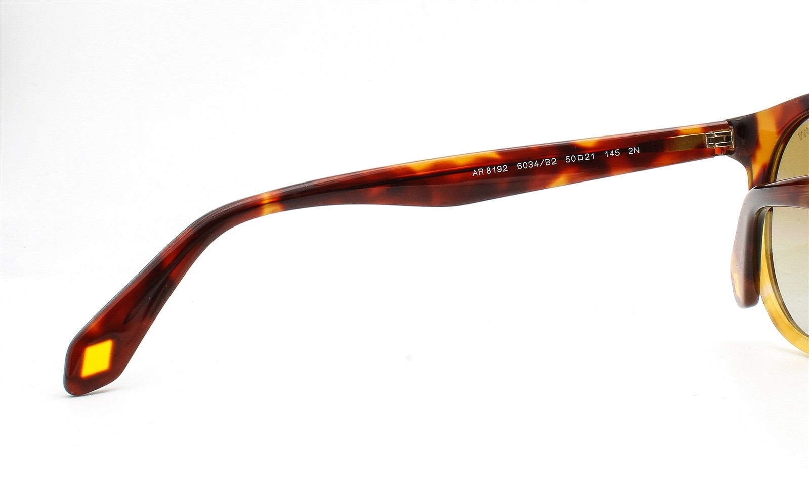 Giorgio Armani Sunglasses AR 8192 6034/B2 Polished Red Brown Honey Havana w/case