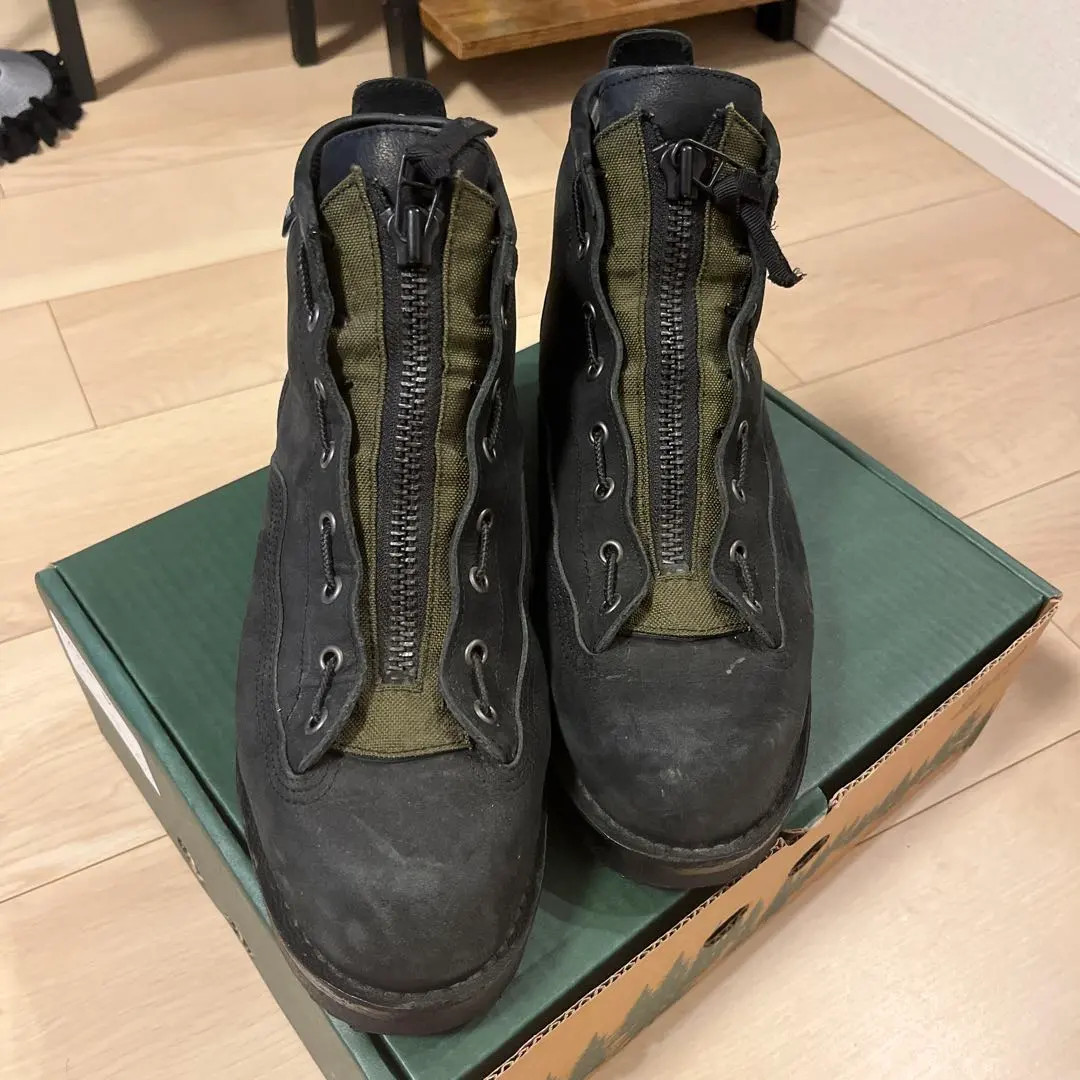 Danner Bull Work Cz Side Zip Boots D213226 Black US8.5 26.5cm Made in Japan