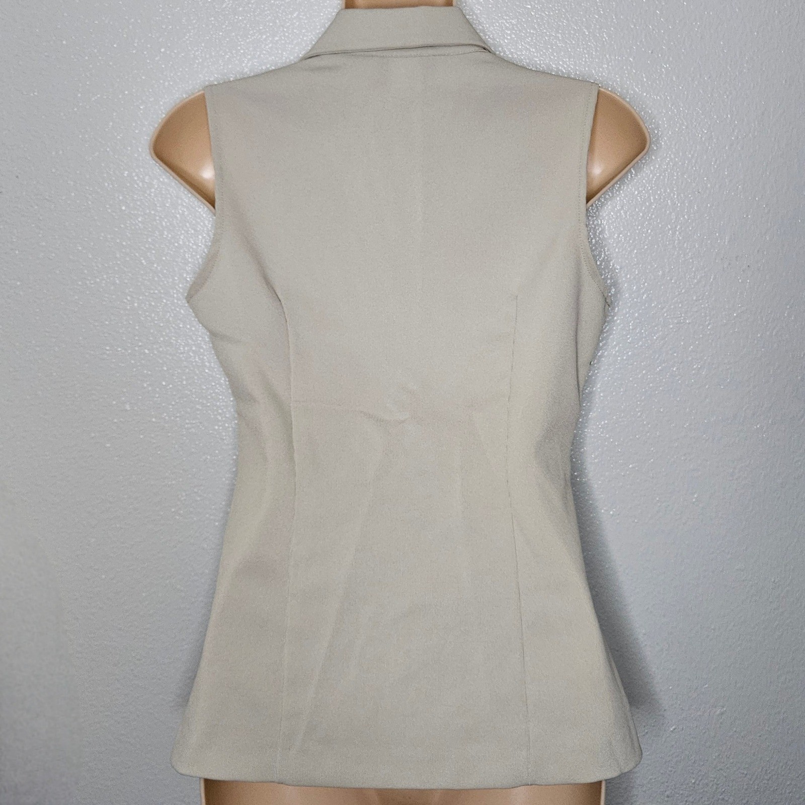 Breakin Loose Vintage Colorblock Vest Top Button Up