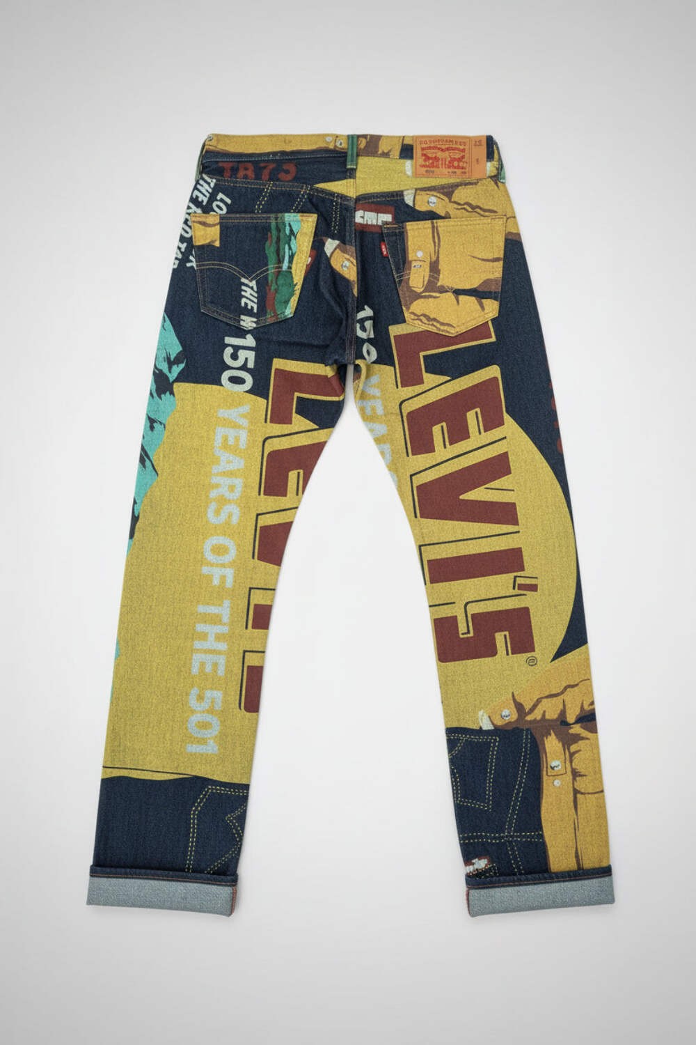 Levi’s 501 Original Fit Men’s Jeans 150th Anniversary Banner Print 00501-3424