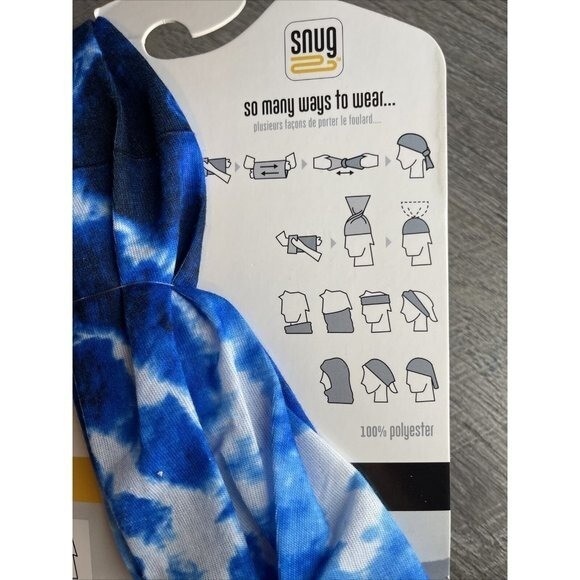 Snug Scarf Outdoor Multi-functional Hiking‎ Packable UV Protection Lot of 2 NEW