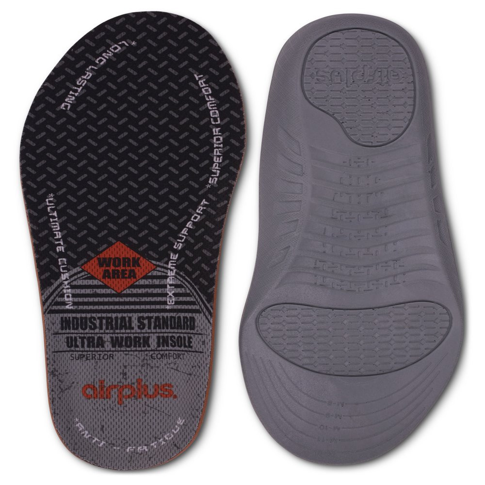 Airplus Ultra Work Memory Insole Men’S 7-13, Cut-To-Fit Cushioning Foam with Ch