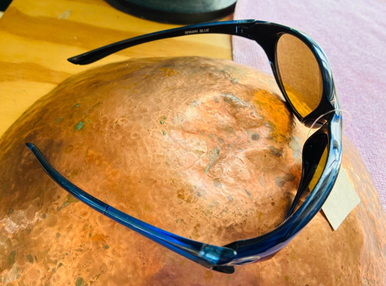 SMITH OPTICS SUNGLASSES Spawn Blue Italy Blue Frames Brown Lens 115mm NWT