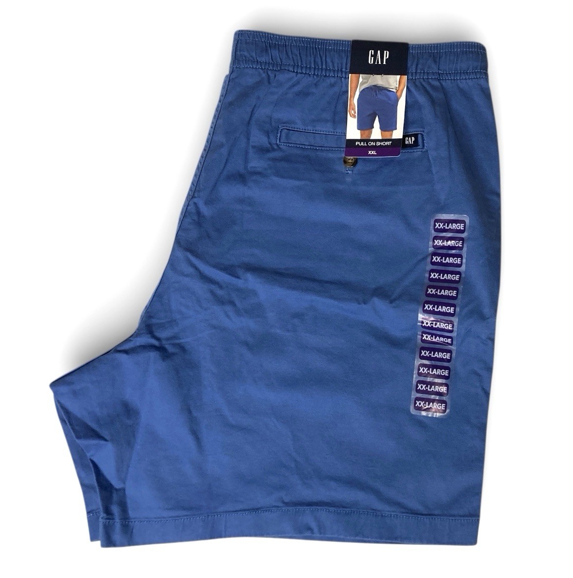 Men’s XXL Gap Pull On Shorts Elastic Waist w/Drawstring and Pockets 2XL