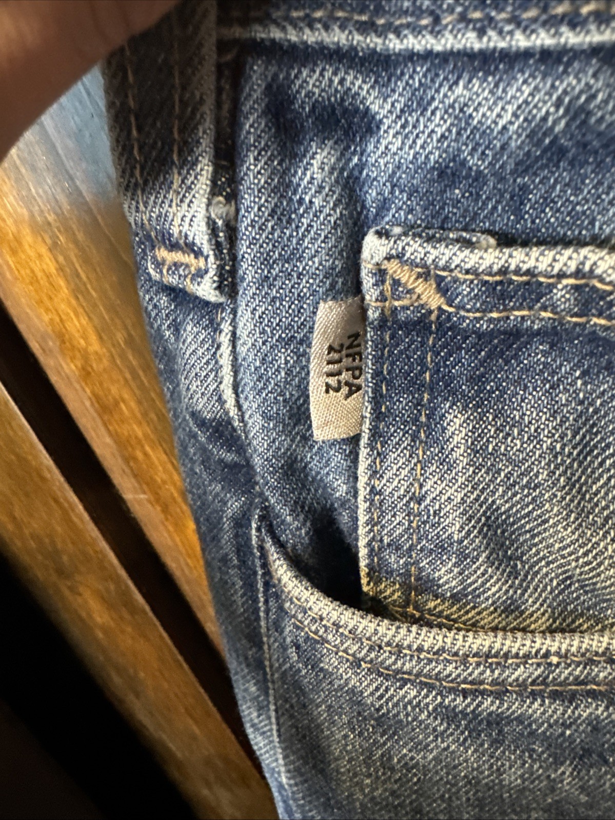Carhartt FR Work Flame Resistant Men’s Jeans – Dark Blue 34×32