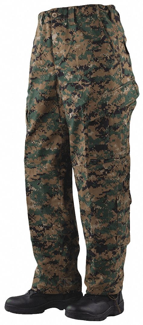 Woodland Digital Tactical Response Uniform Pants 65/35 Poly/Cttn Cargo Pants