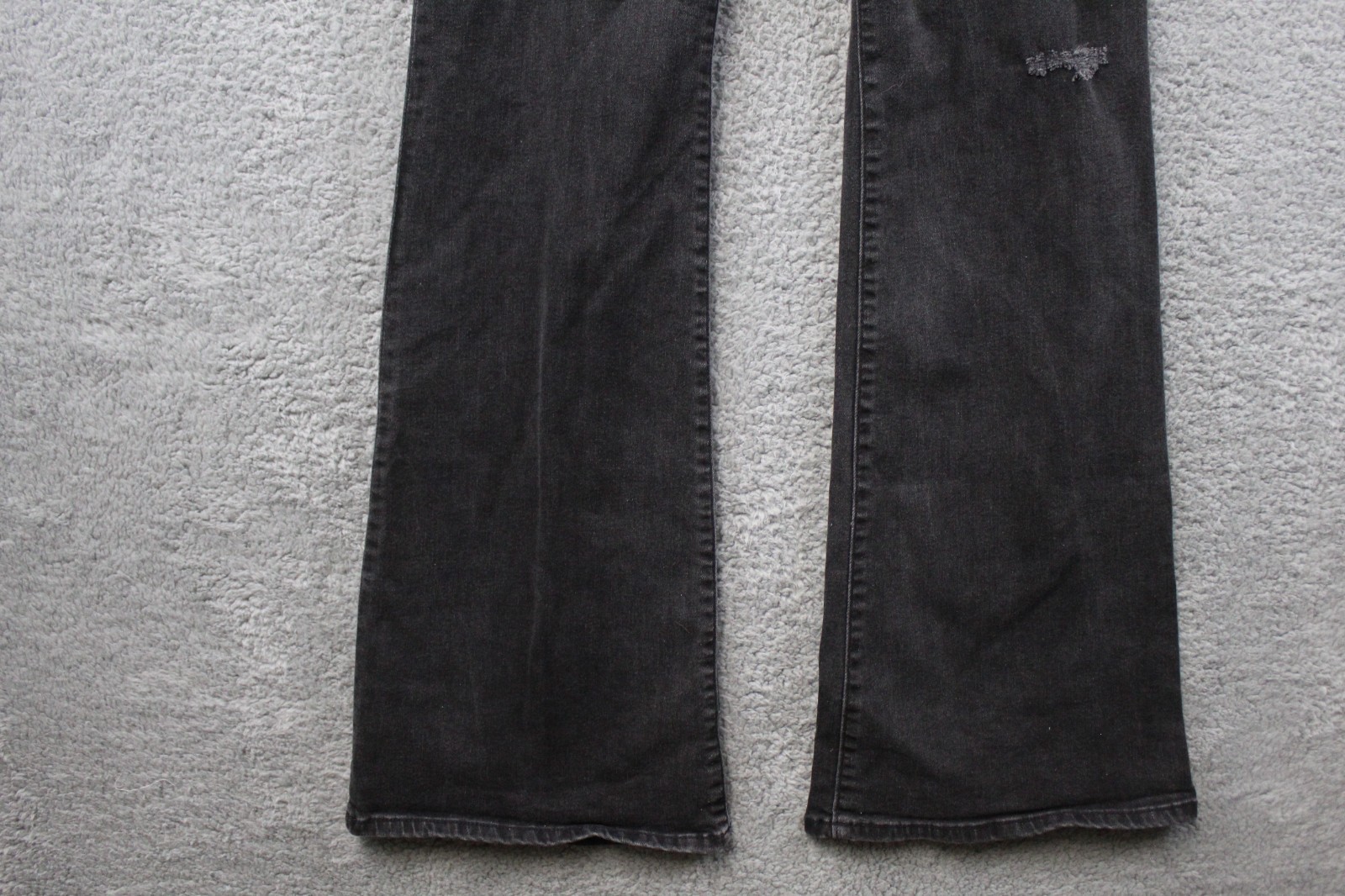 GAP 1969 Black Resolution Skinny Flare High Rise Stretch Women’s Jeans 33 T