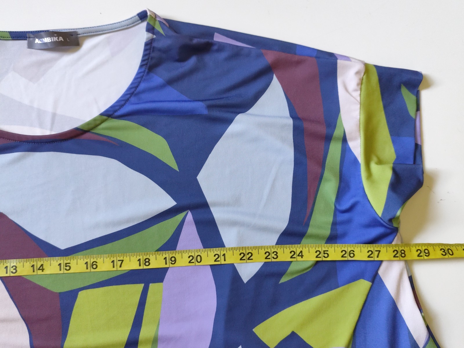 Alembika 2 pc. Set Tunic & Harem Cropped Oversized Pants Geometric Pattern L/XL