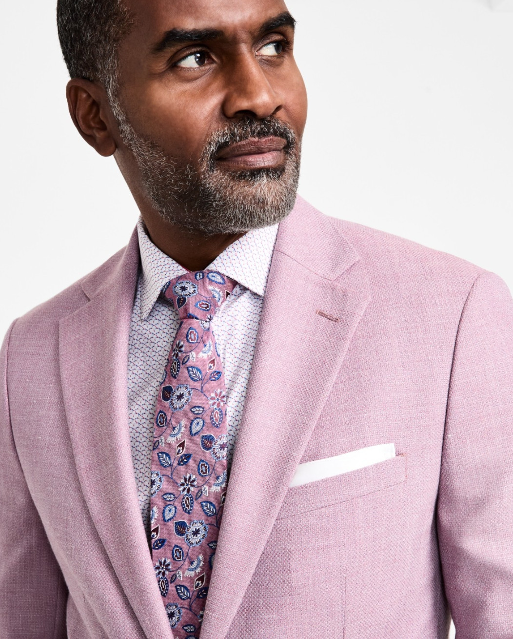 Tallia Men Slim Fit Wool Blend Sport Coat Lilac Size 40R
