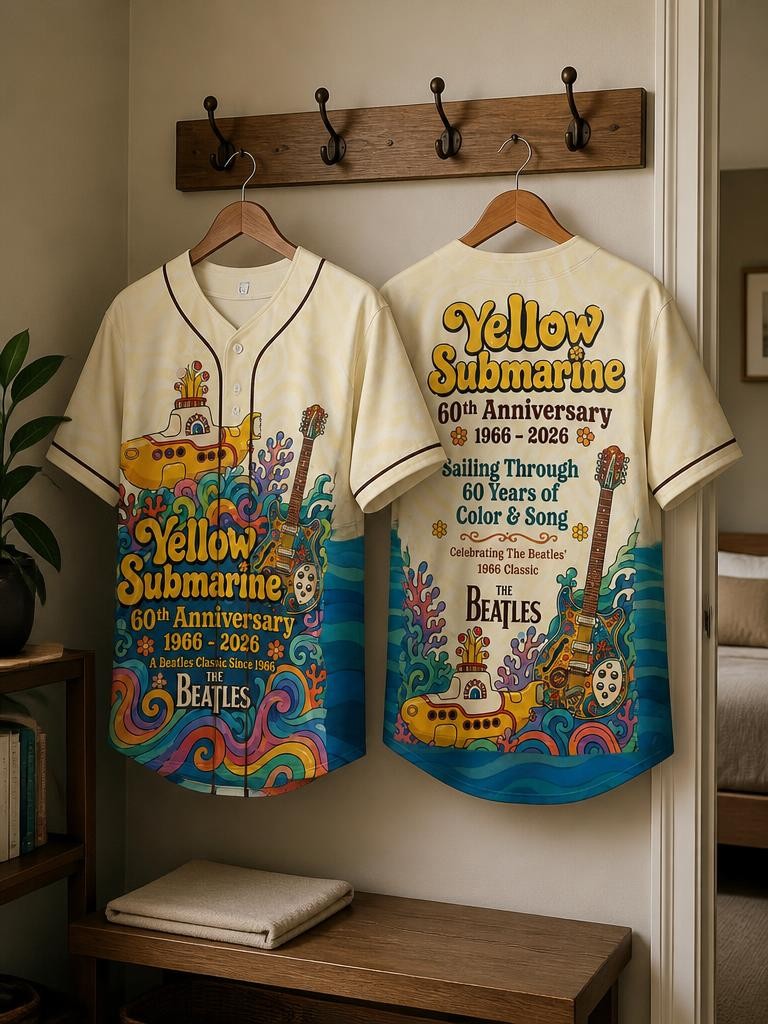 The Beatles 60th Anniversary – T Baseball Jersey Duty Paid