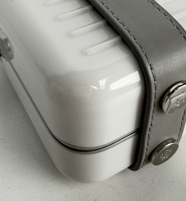 Rimowa Personal Polycarbonate Cross-Body Mini Bag in White S-08