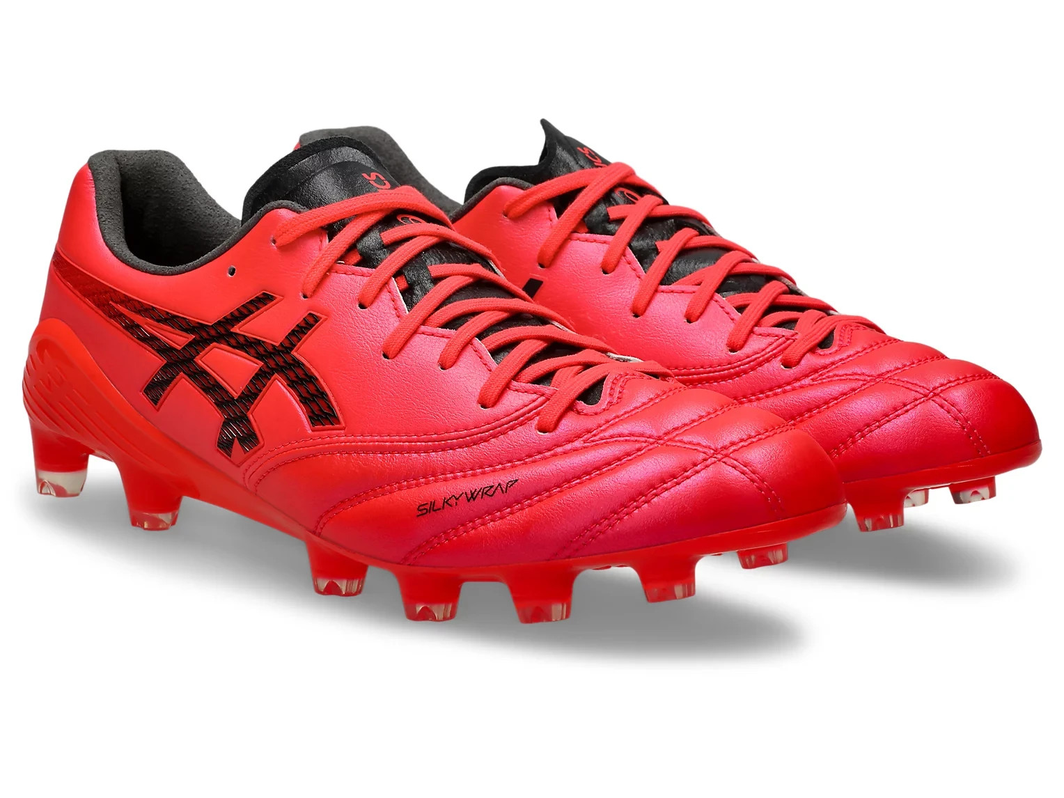 ASICS DS LIGHT X-FLY 6 1101A076 600 Flash Red Black Soccer Cleats