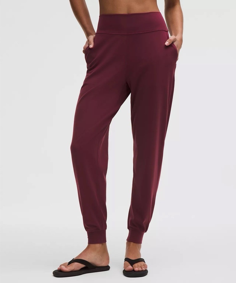 🍒 New! Lululemon Sz 4 Align High Rise Jogger 28″ Red Merlot Burgundy Nulu NWT