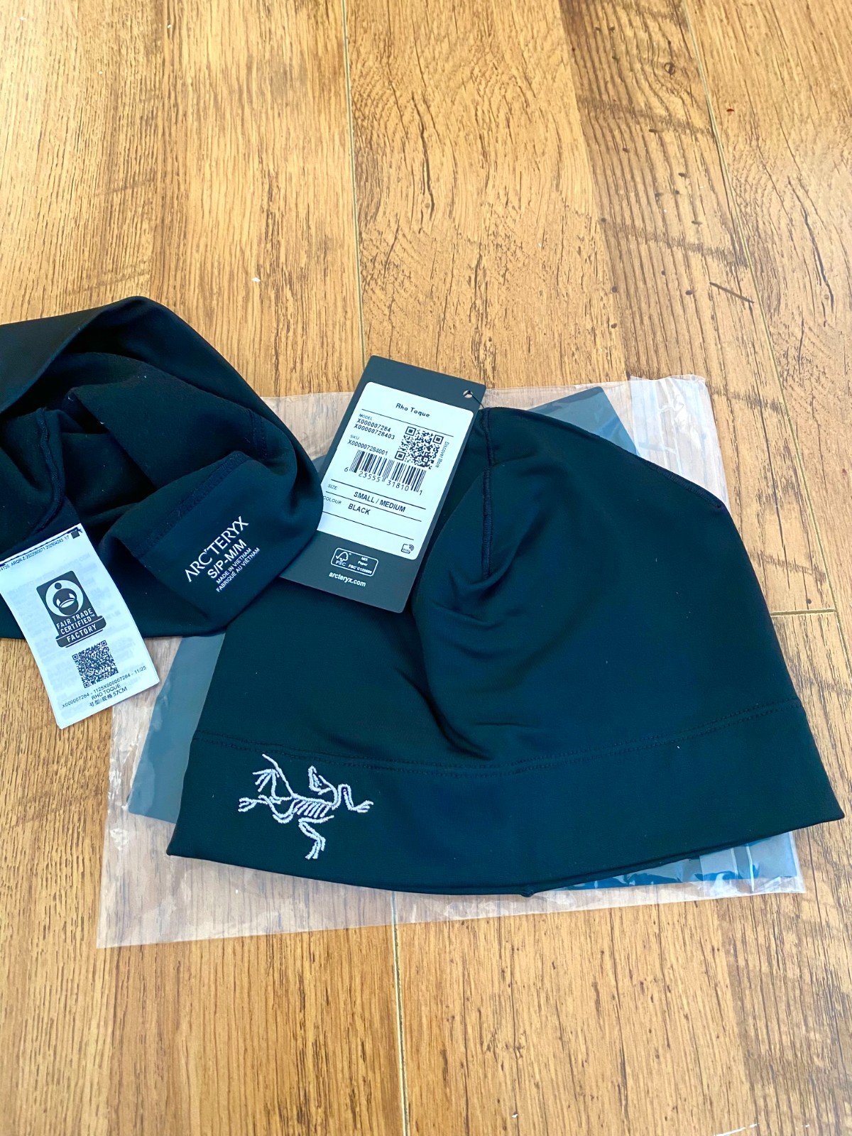 2x Arc’teryx Rho Toque Beanie Skull Cap Running hat Wool – S/M | 100% AUTHENTIC