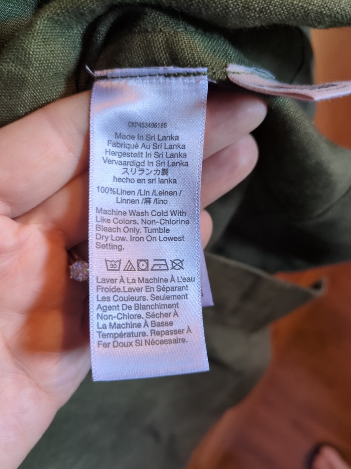 Madewell 100% Linen Medium Olive Green Long Jacket Duster Coat Lagenlook Trench