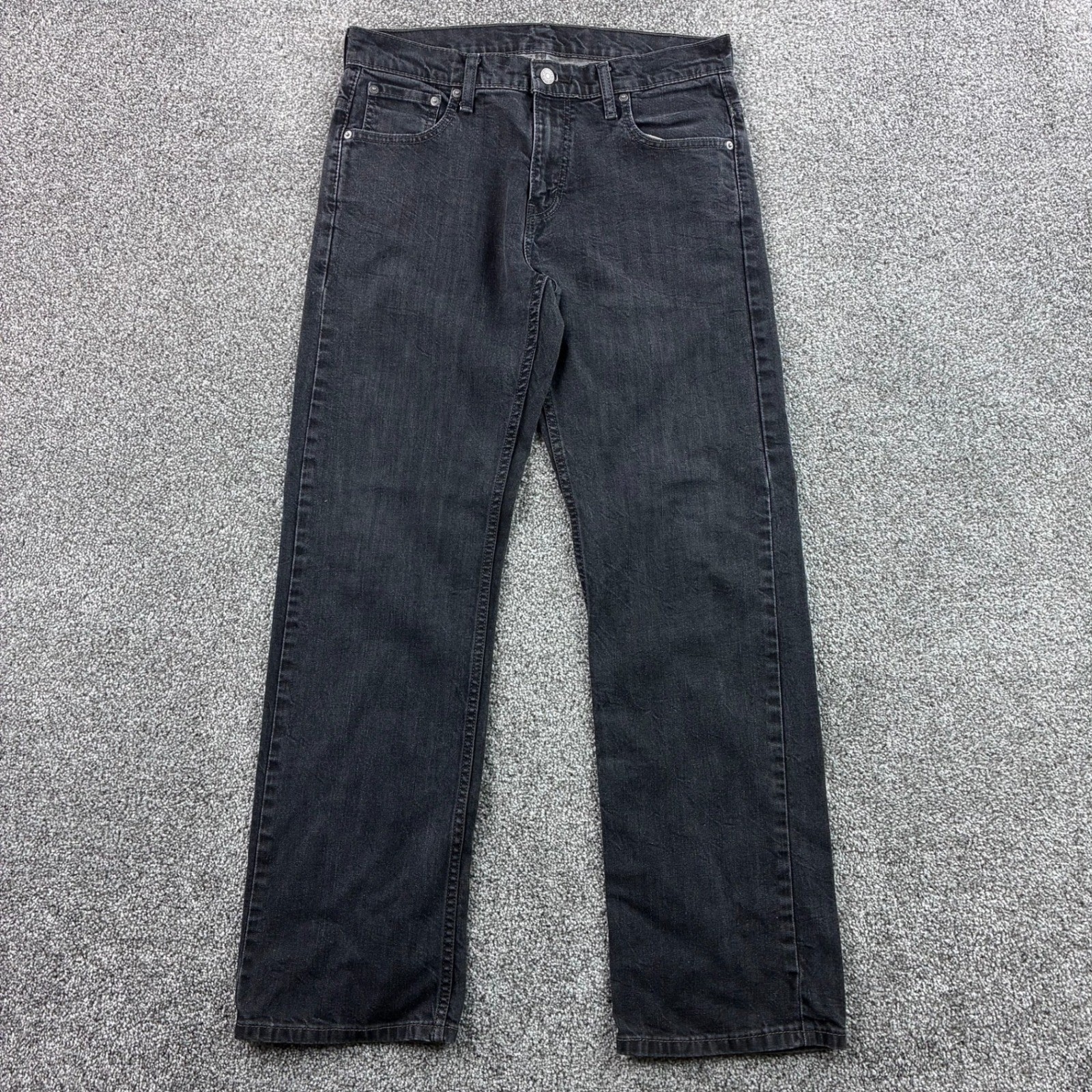 Vintage Y2K Levi’s 569 Jeans Mens 30×32 Black Loose Straight Baggy Fit Skater