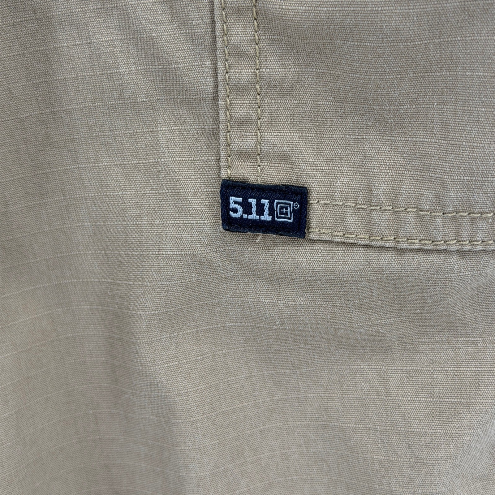 5.11 Tactical Cargo Pants Mens 42×32 Khaki Ripstop Multi-Pocket Utility Workwear