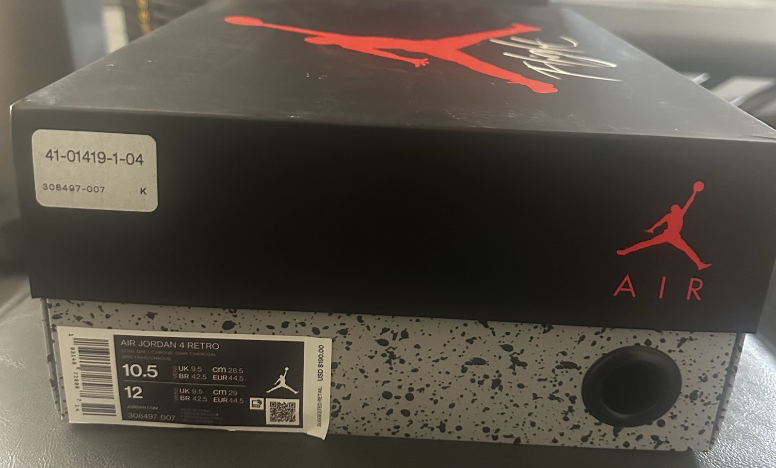 Air Jordan 4 Retro ‘Cool Grey’ 2019 Men’s 10.5 DEADSTOCK – Never worn